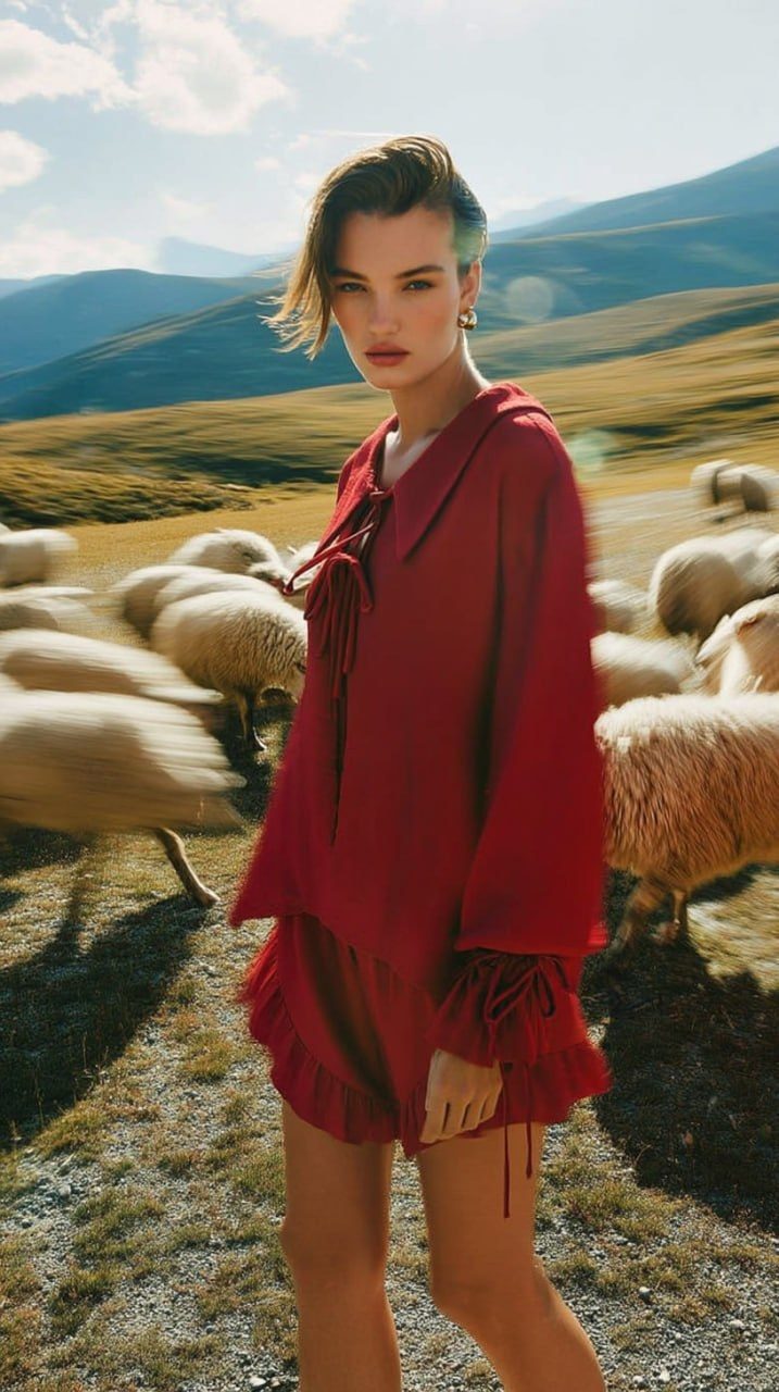 Интеграция товара в AI — работа ученицы